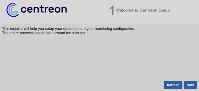 Wizard installazione Centreon 25.10