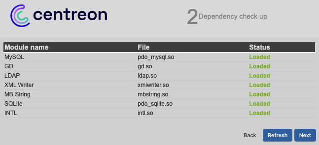 Wizard installazione Centreon 25.10