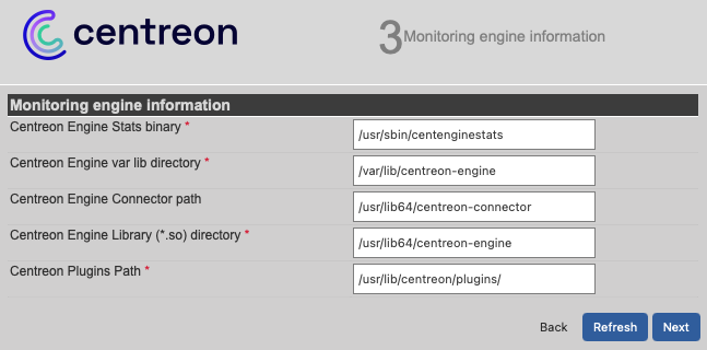 Wizard installazione Centreon 25.10