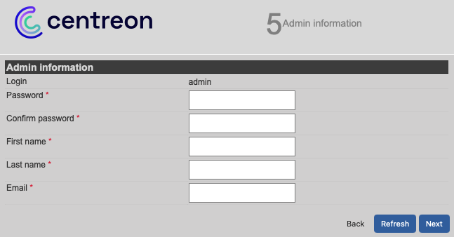 Wizard installazione Centreon 25.10