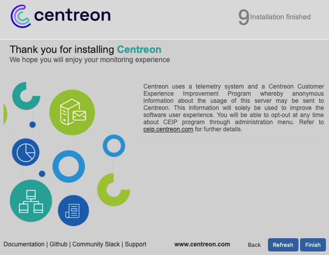 Wizard installazione Centreon 25.10